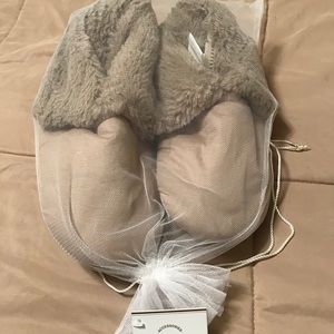 Pottery barn booties. Beige large L